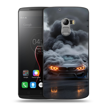 Силиконовый чехол на Lenovo A7010 с принтом BMW БМВ