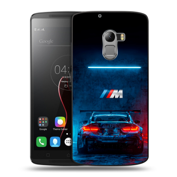 Силиконовый чехол на Lenovo A7010 с принтом BMW БМВ