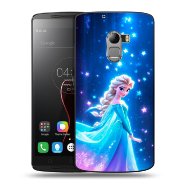 Силиконовый чехол на Lenovo A7010 с принтом Холодное сердце Frozen