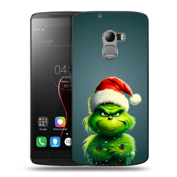 Силиконовый чехол на Lenovo A7010 с принтом Новый год