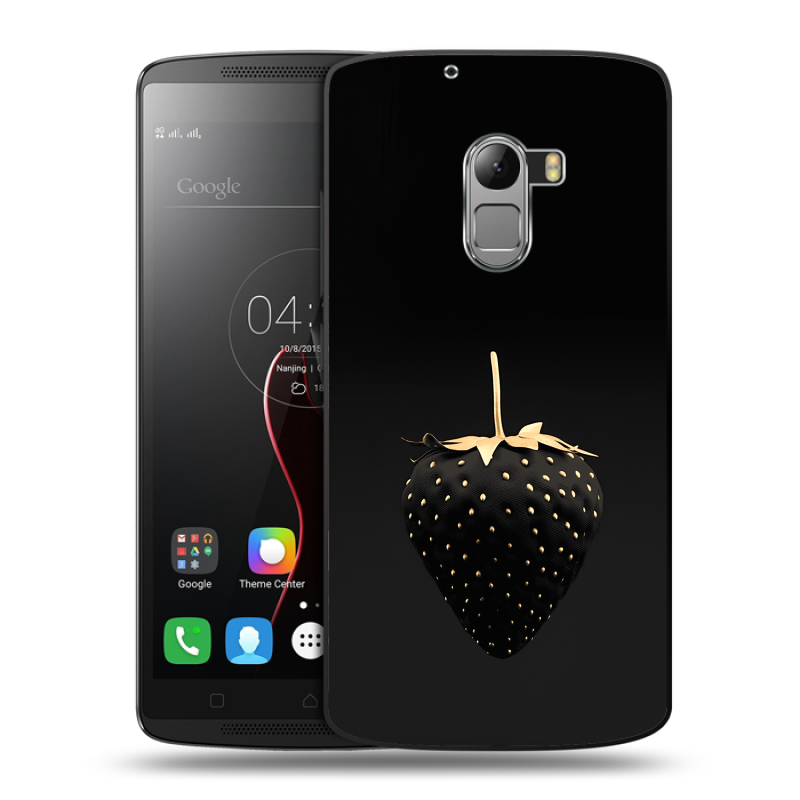 Силиконовый чехол на Lenovo A7010 с принтом Черная клубника Силиконовый чехол на Lenovo A7010 с принтом Черная клубника