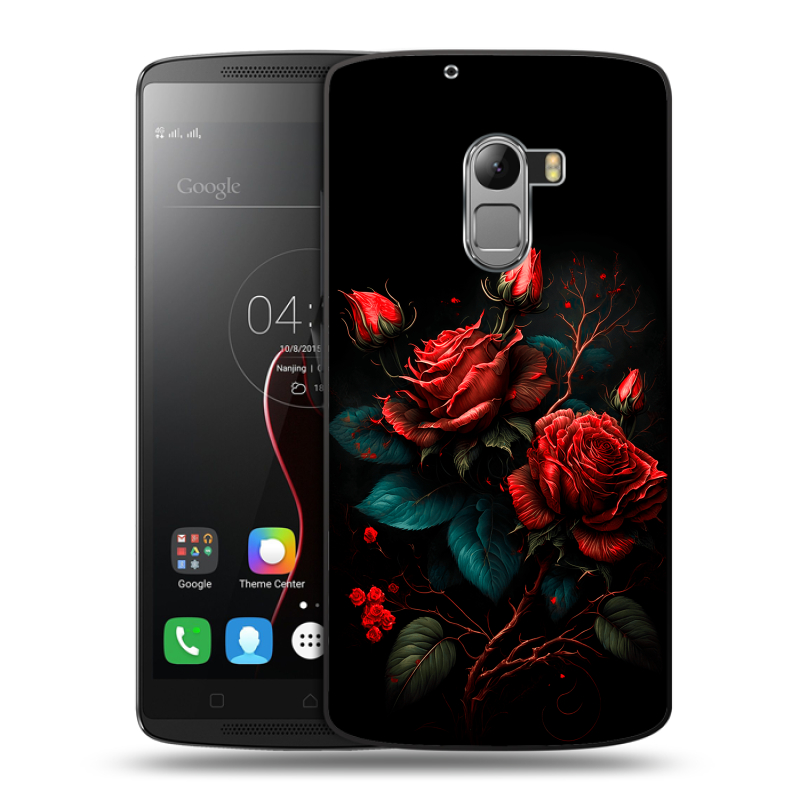 Силиконовый чехол на Lenovo A7010 с принтом Розы красные Силиконовый чехол на Lenovo A7010 с принтом Розы красные