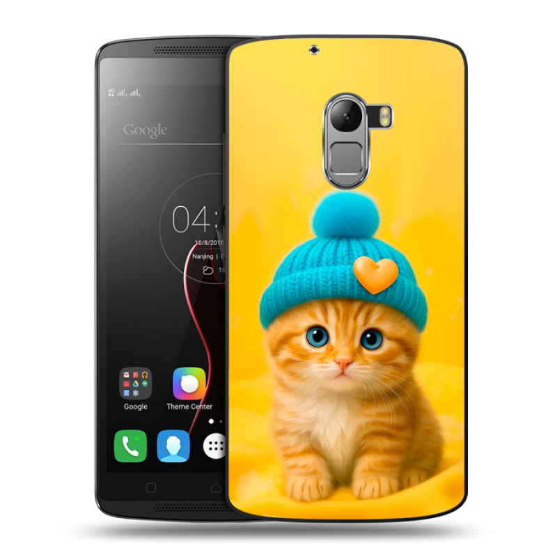 Силиконовый чехол на Lenovo A7010 с принтом Котенок в шапке Силиконовый чехол на Lenovo A7010 с принтом Котенок в шапке