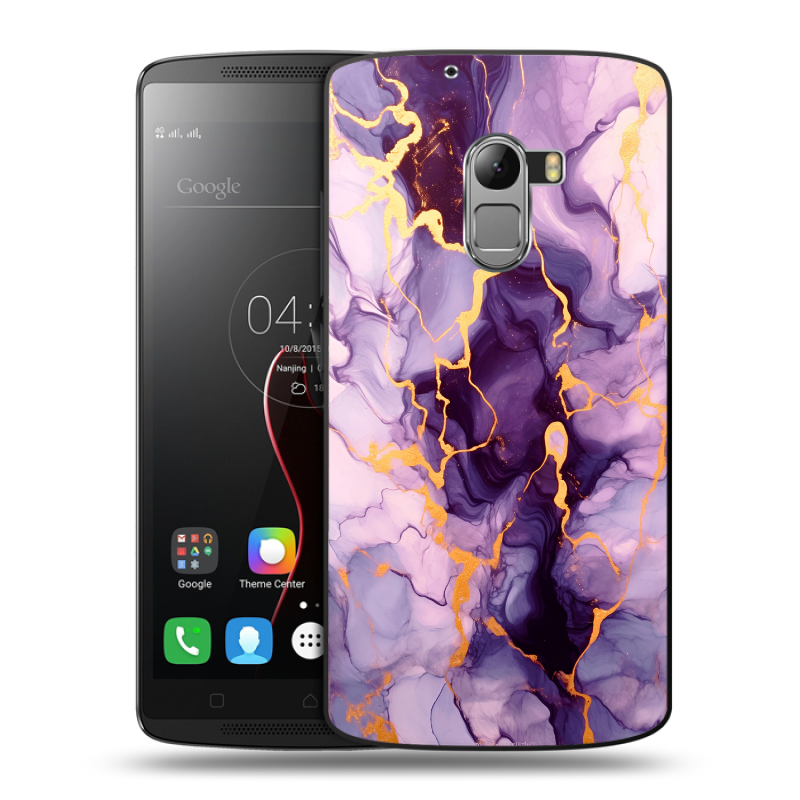 Силиконовый чехол на Lenovo A7010 с принтом Мрамор Силиконовый чехол на Lenovo A7010 с принтом Мрамор
