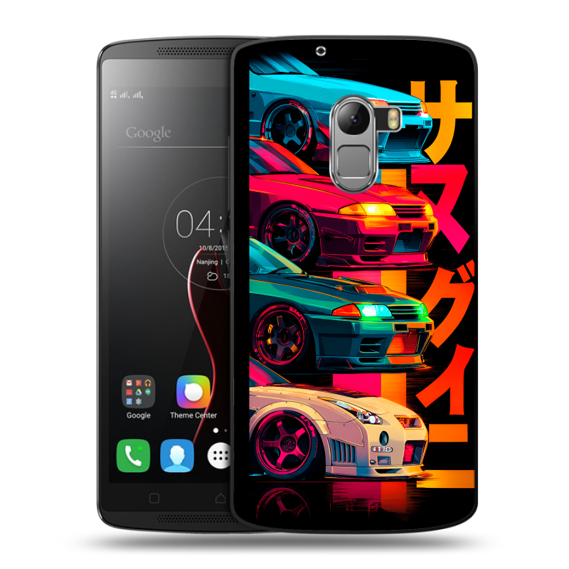 Силиконовый чехол на Lenovo A7010 с принтом Гоночные машины Силиконовый чехол на Lenovo A7010 с принтом Гоночные машины