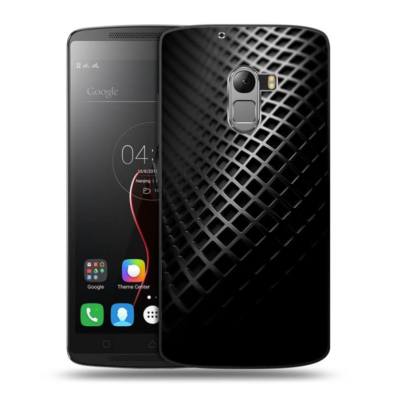 Силиконовый чехол на Lenovo A7010 с принтом Текстура металла Силиконовый чехол на Lenovo A7010 с принтом Текстура металла