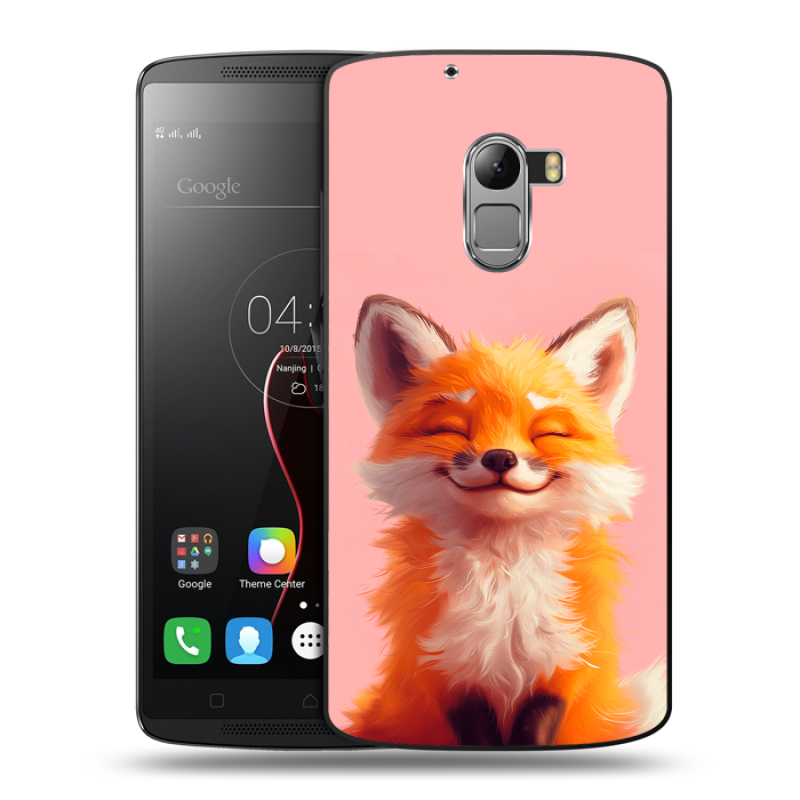 Силиконовый чехол на Lenovo A7010 с принтом милая лиса Силиконовый чехол на Lenovo A7010 с принтом милая лиса