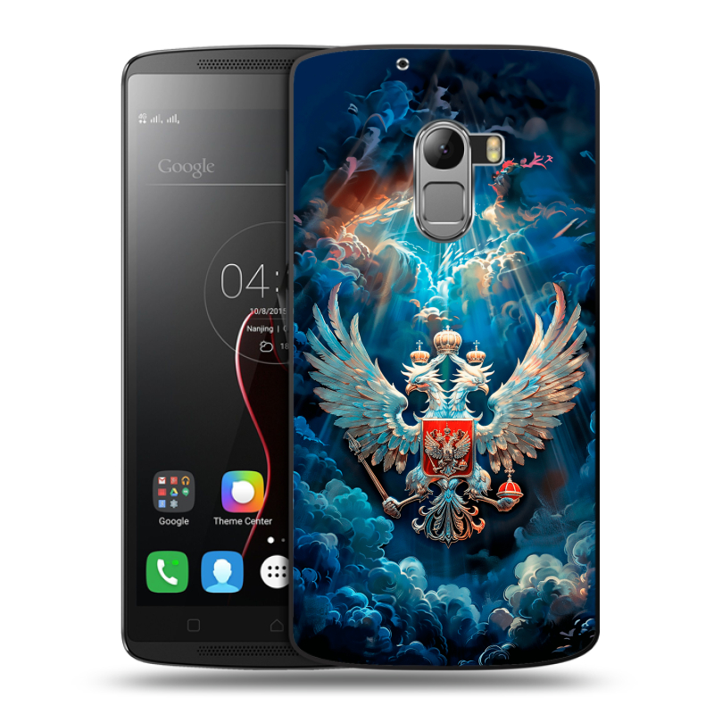 Силиконовый чехол на Lenovo A7010 с принтом Герб флаг России Силиконовый чехол на Lenovo A7010 с принтом Герб флаг России