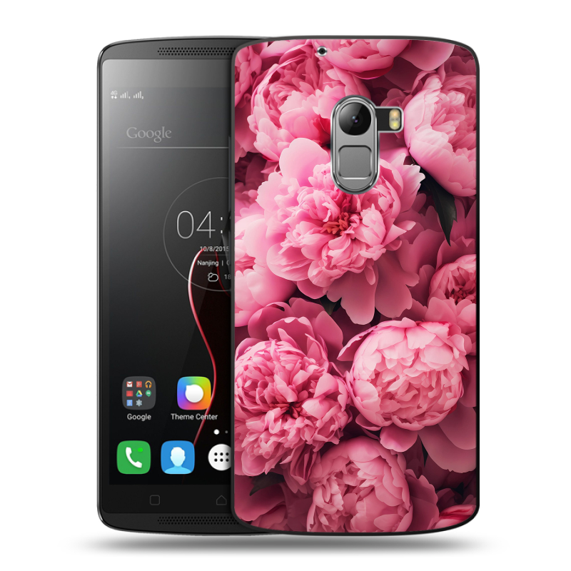 Силиконовый чехол на Lenovo A7010 с принтом цветы пионы Силиконовый чехол на Lenovo A7010 с принтом цветы пионы