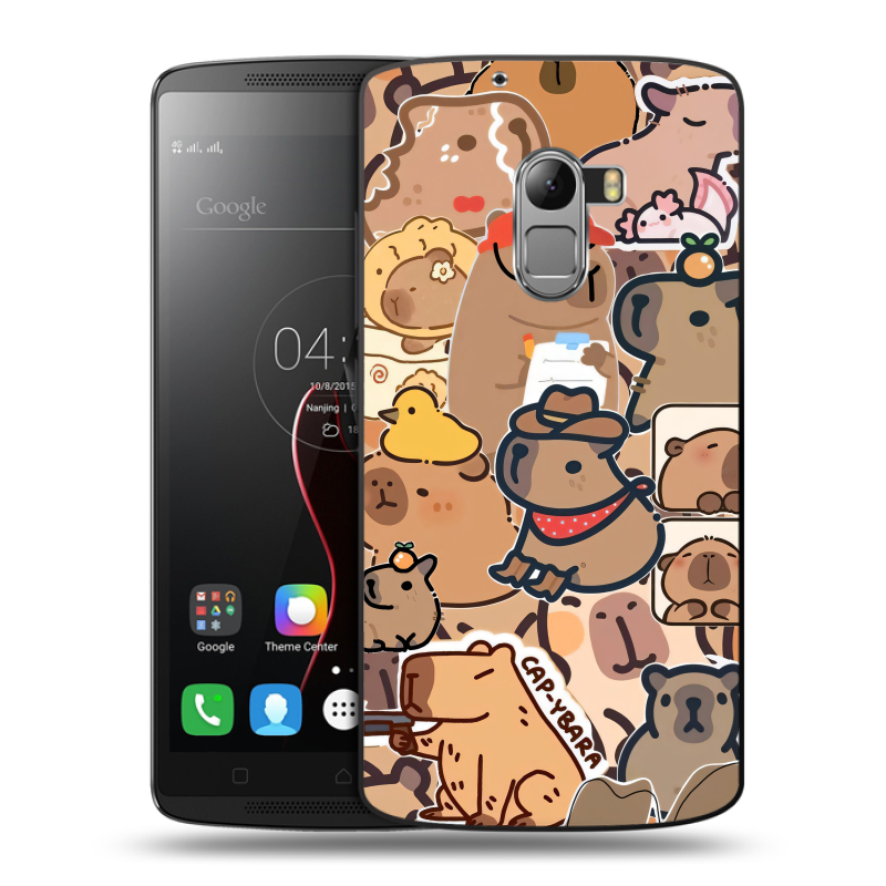 Силиконовый чехол на Lenovo A7010 с принтом капибара Силиконовый чехол на Lenovo A7010 с принтом капибара