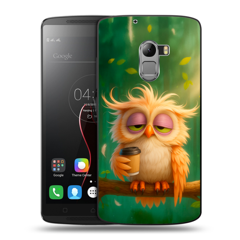 Силиконовый чехол на Lenovo A7010 с принтом сова Силиконовый чехол на Lenovo A7010 с принтом сова