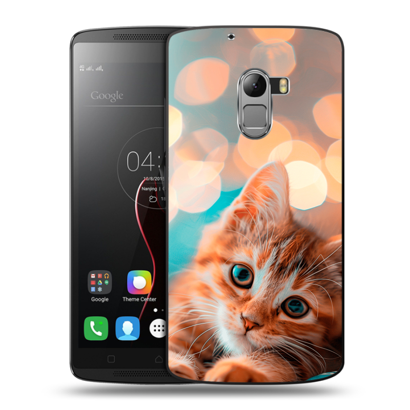 Силиконовый чехол на Lenovo A7010 с принтом котик Силиконовый чехол на Lenovo A7010 с принтом котик