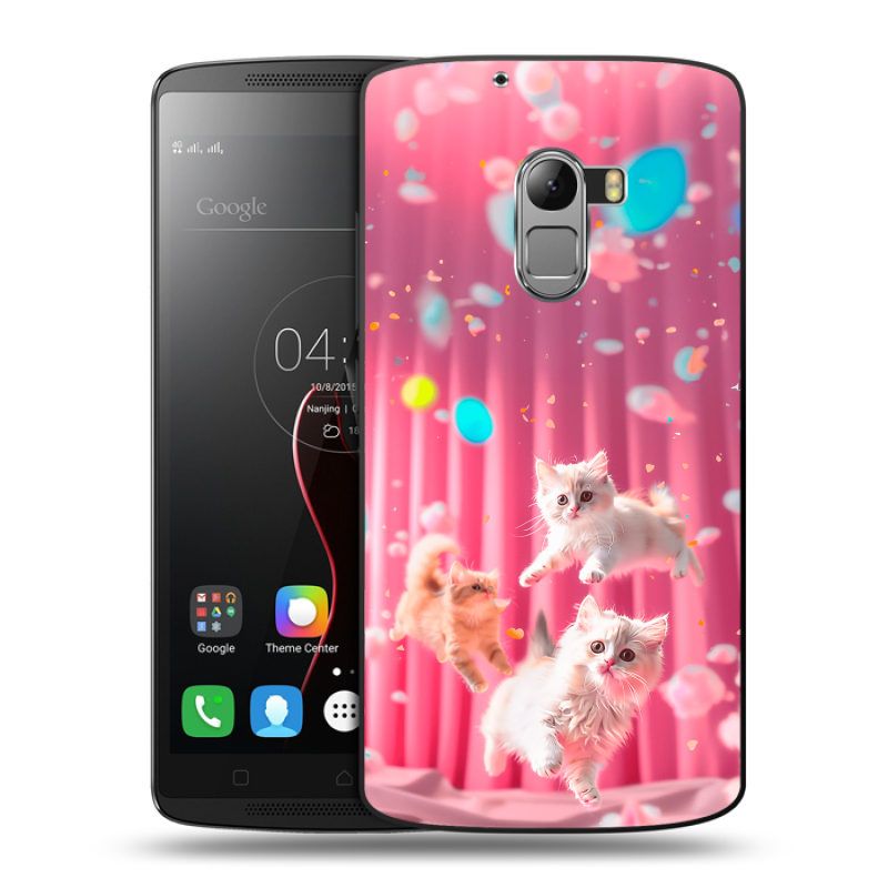 Силиконовый чехол на Lenovo A7010 с принтом милые котики Силиконовый чехол на Lenovo A7010 с принтом милые котики