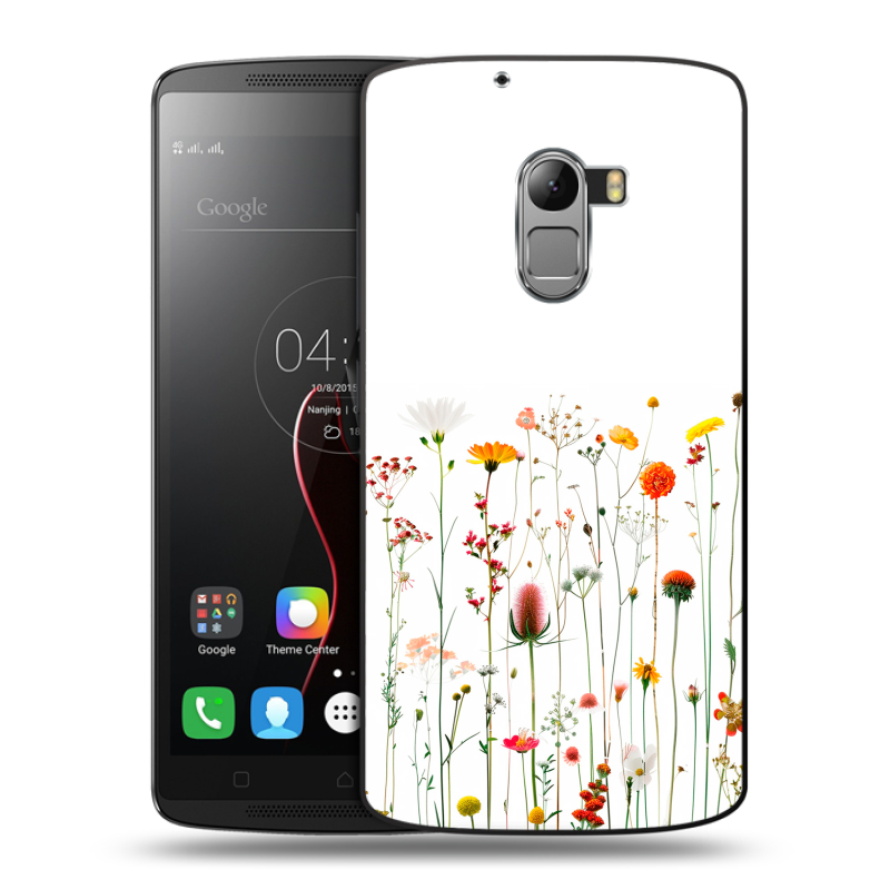 Силиконовый чехол на Lenovo A7010 с принтом цветы Силиконовый чехол на Lenovo A7010 с принтом цветы
