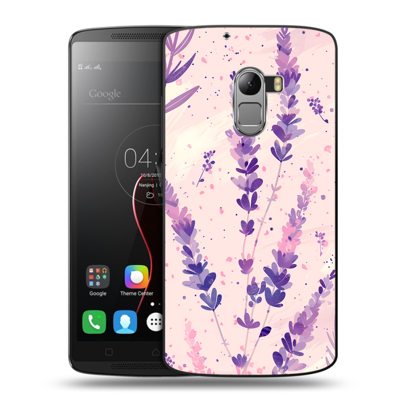 Пластиковый чехол на Lenovo A7010 с принтом цветы лаванда Пластиковый чехол на Lenovo A7010 с принтом цветы лаванда