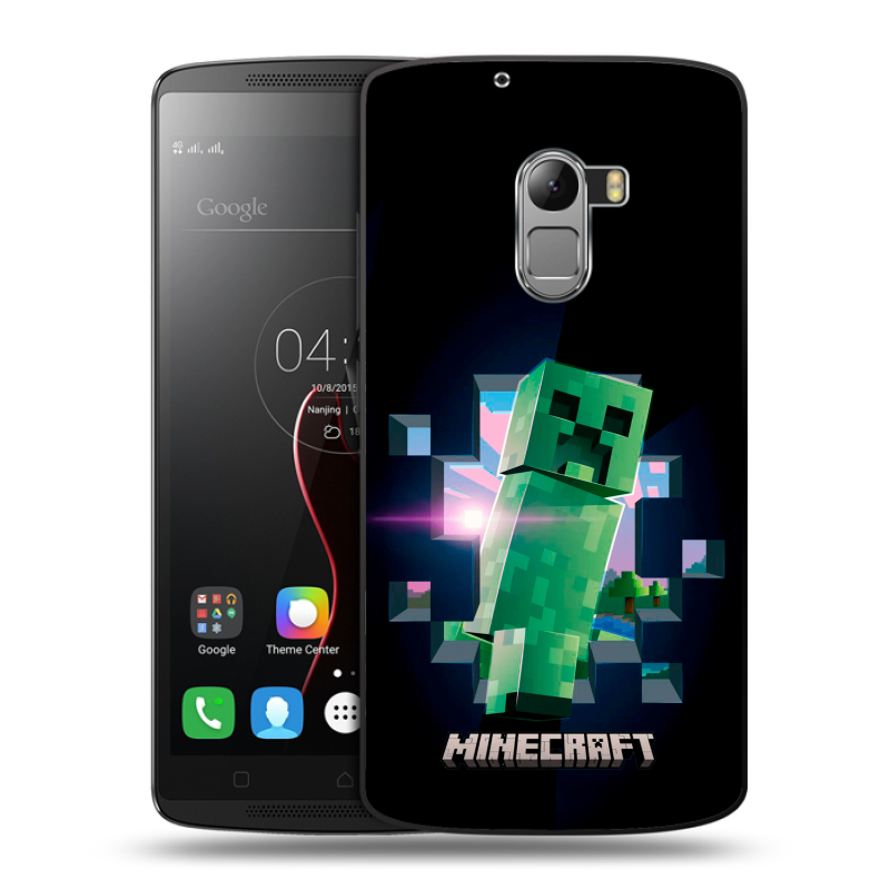 Силиконовый чехол на Lenovo A7010 с принтом Майнкрафт Minecraft Силиконовый чехол на Lenovo A7010 с принтом Майнкрафт Minecraft