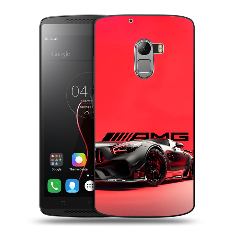 Силиконовый чехол на Lenovo A7010 с принтом Мерседес Mercedes AMG Силиконовый чехол на Lenovo A7010 с принтом Мерседес Mercedes AMG