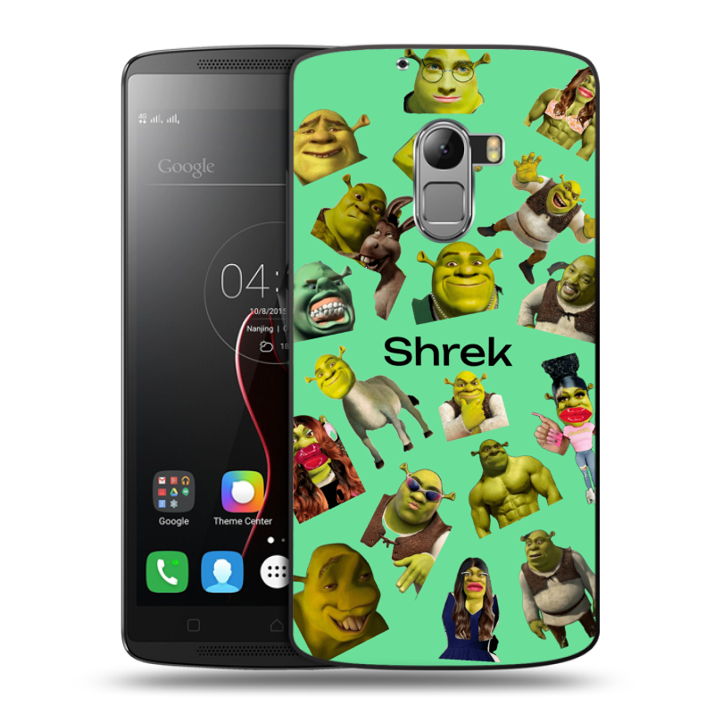 Силиконовый чехол на Lenovo A7010 с принтом Шрек Shrek Силиконовый чехол на Lenovo A7010 с принтом Шрек Shrek