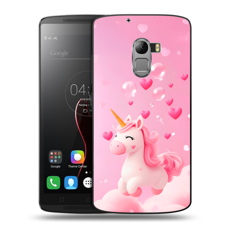 Силиконовый чехол на Lenovo A7010 с принтом Единорог Силиконовый чехол на Lenovo A7010 с принтом Единорог