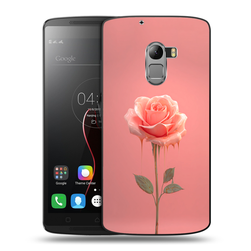 Силиконовый чехол на Lenovo A7010 с принтом Розовая роза Силиконовый чехол на Lenovo A7010 с принтом Розовая роза