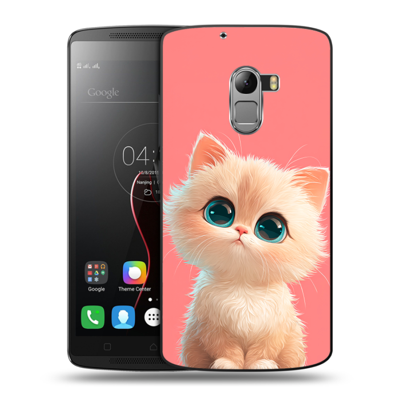 Силиконовый чехол на Lenovo A7010 с принтом Розовый котенок Силиконовый чехол на Lenovo A7010 с принтом Розовый котенок