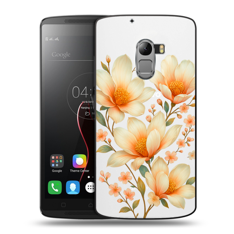 Силиконовый чехол на Lenovo A7010 с принтом Цветы Силиконовый чехол на Lenovo A7010 с принтом Цветы