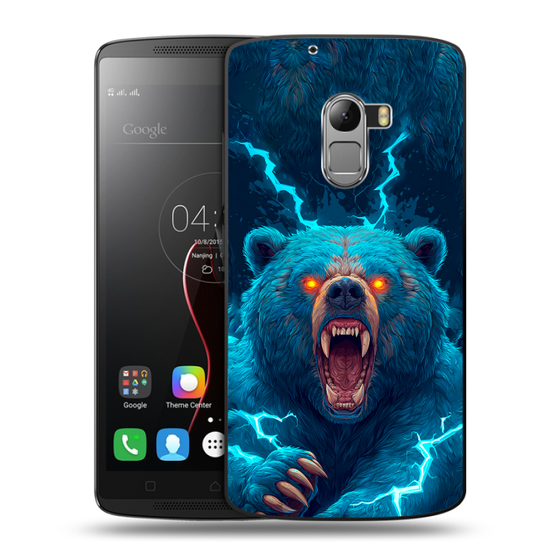 Силиконовый чехол на Lenovo A7010 с принтом Медведь Силиконовый чехол на Lenovo A7010 с принтом Медведь