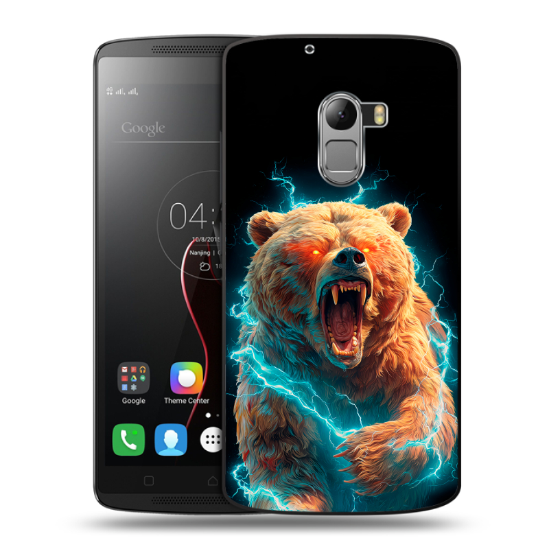 Силиконовый чехол на Lenovo A7010 с принтом Медведь Силиконовый чехол на Lenovo A7010 с принтом Медведь