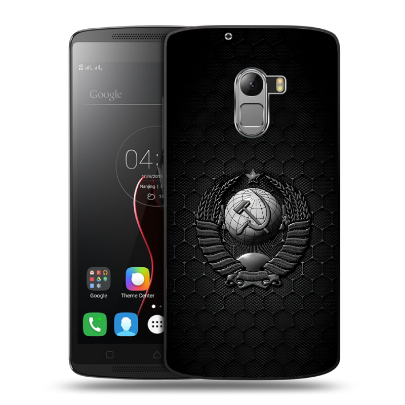 Силиконовый чехол на Lenovo A7010 с принтом Герб Флаг СССР Силиконовый чехол на Lenovo A7010 с принтом Герб Флаг СССР