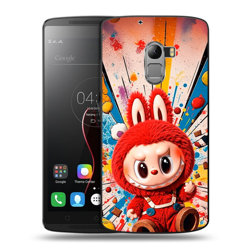 Пластиковый чехол на Lenovo A7010 с принтом Labubu Лабубу Пластиковый чехол на Lenovo A7010 с принтом Labubu Лабубу