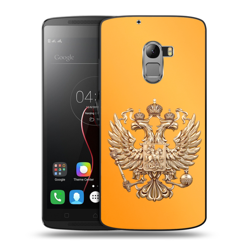 Пластиковый чехол на Lenovo A7010 с принтом Герб Флаг России Пластиковый чехол на Lenovo A7010 с принтом Герб Флаг России