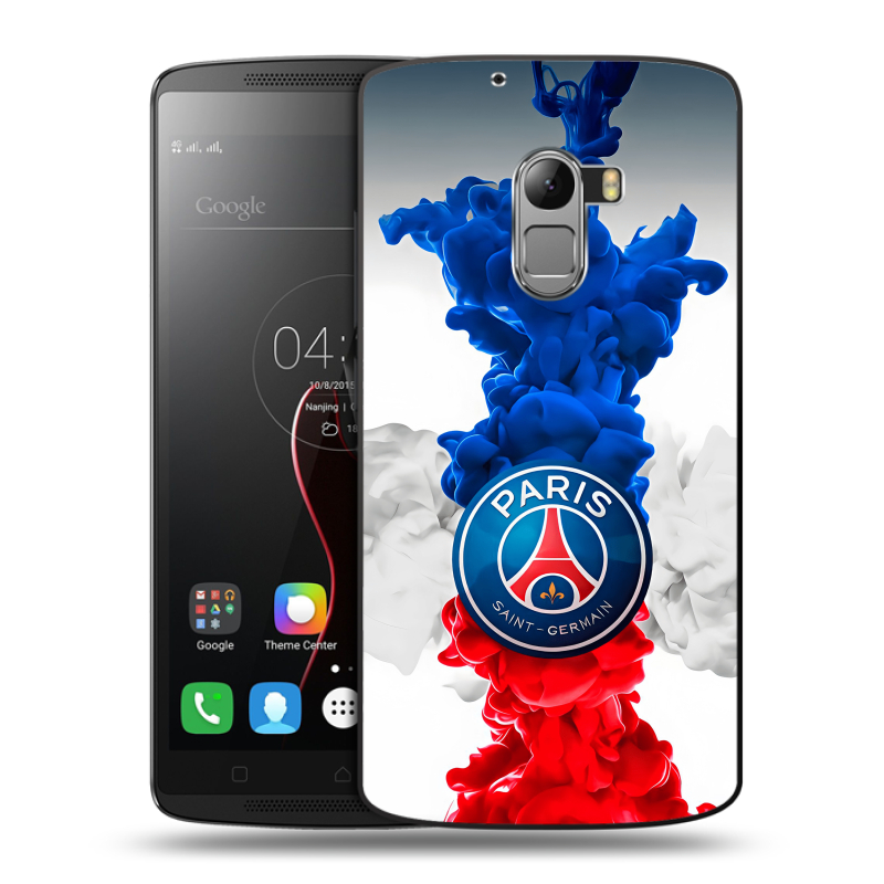 Пластиковый чехол на Lenovo A7010 с принтом PSG ПСЖ Пластиковый чехол на Lenovo A7010 с принтом PSG ПСЖ