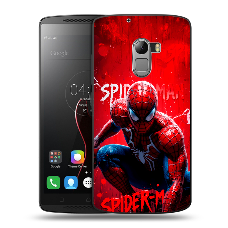 Силиконовый чехол на Lenovo A7010 с принтом Spiderman Человек паук Силиконовый чехол на Lenovo A7010 с принтом Spiderman Человек паук