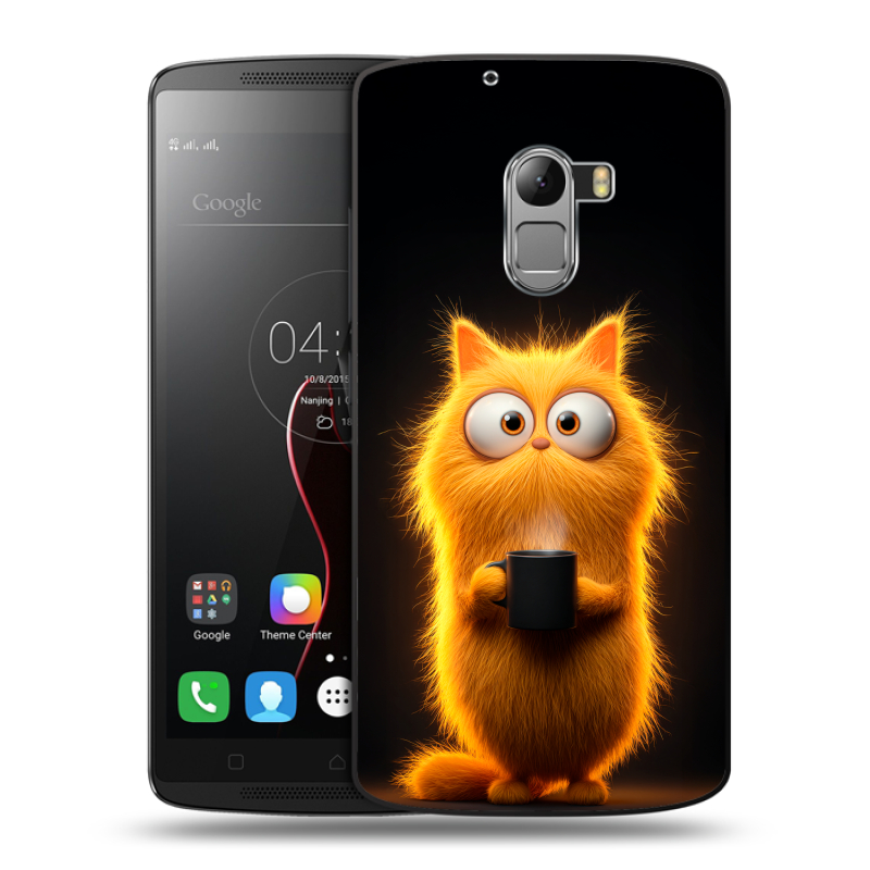 Силиконовый чехол на Lenovo A7010 с принтом Смешной кот Силиконовый чехол на Lenovo A7010 с принтом Смешной кот