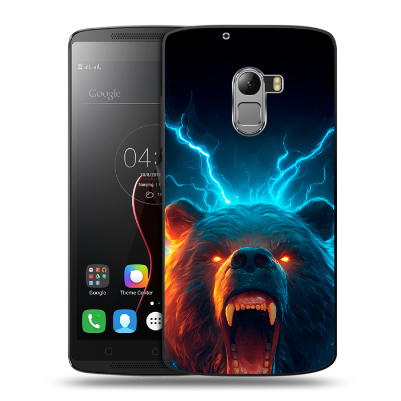 Пластиковый чехол на Lenovo A7010 с принтом Медведь Пластиковый чехол на Lenovo A7010 с принтом Медведь