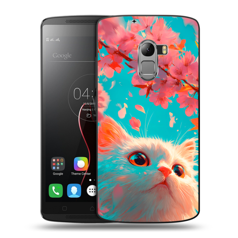 Силиконовый чехол на Lenovo A7010 с принтом Красивый кот Силиконовый чехол на Lenovo A7010 с принтом Красивый кот