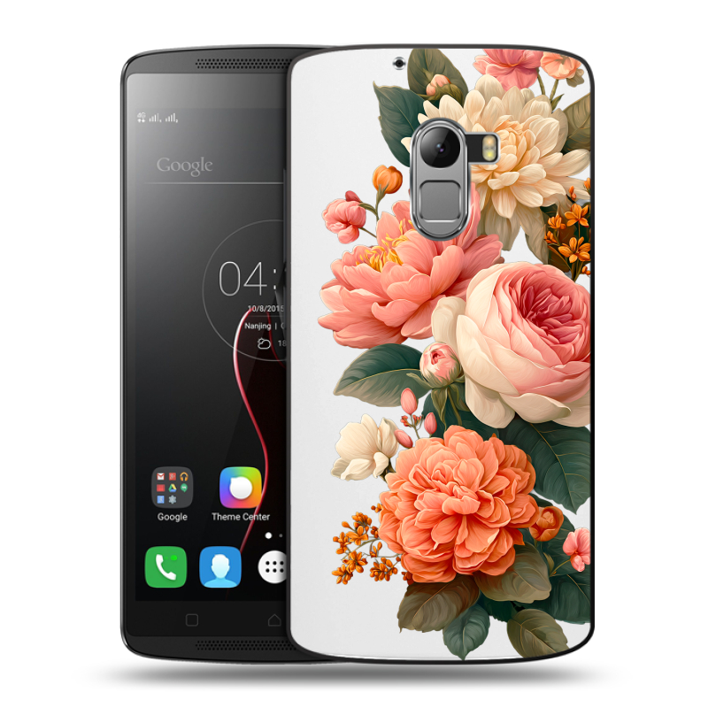Пластиковый чехол на Lenovo A7010 с принтом цветы Пластиковый чехол на Lenovo A7010 с принтом цветы