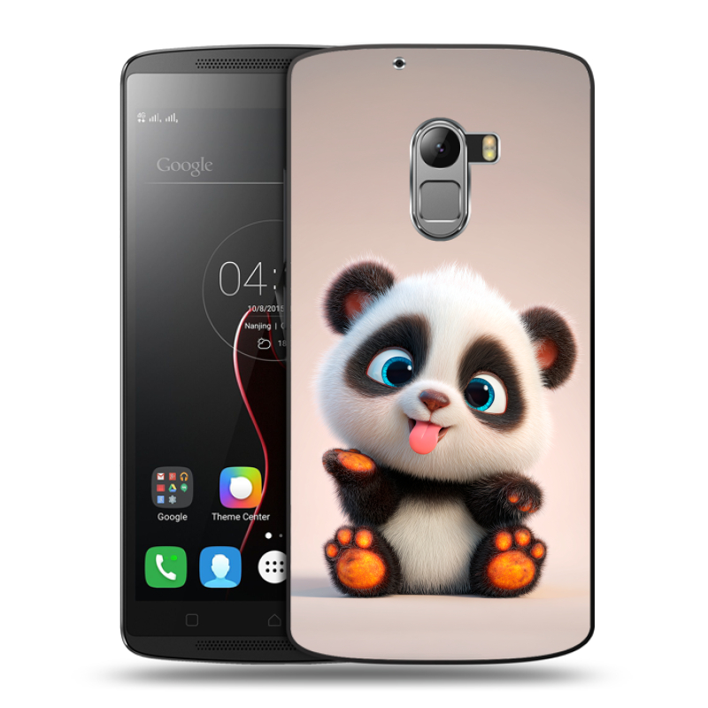 Силиконовый чехол на Lenovo A7010 с принтом милая панда Силиконовый чехол на Lenovo A7010 с принтом милая панда