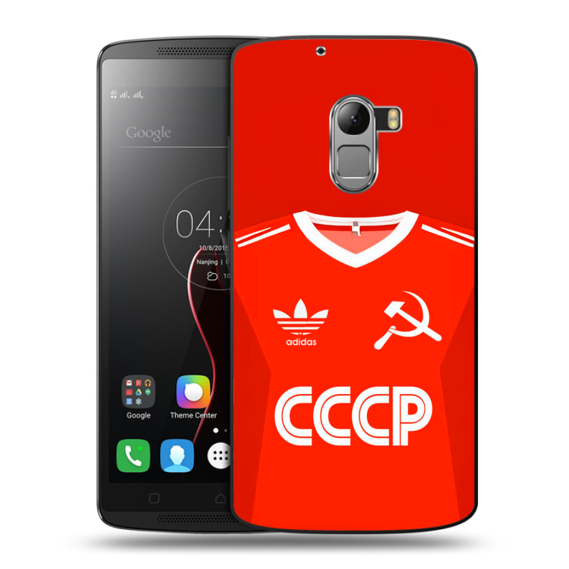 Силиконовый чехол на Lenovo A7010 с принтом Флаг Герб СССР Силиконовый чехол на Lenovo A7010 с принтом Флаг Герб СССР