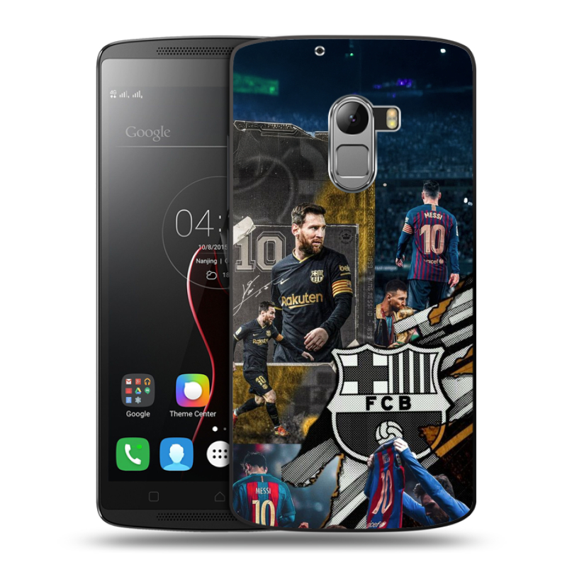 Пластиковый чехол на Lenovo A7010 с принтом Messi Barcelona Пластиковый чехол на Lenovo A7010 с принтом Messi Barcelona