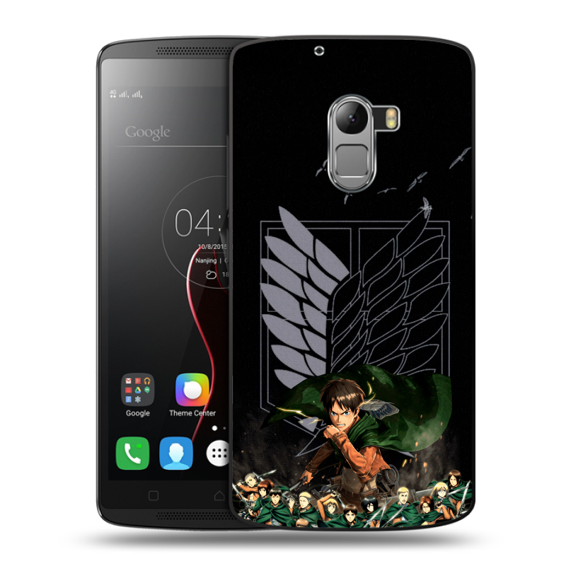 Силиконовый чехол на Lenovo A7010 с принтом Атака титанов Силиконовый чехол на Lenovo A7010 с принтом Атака титанов