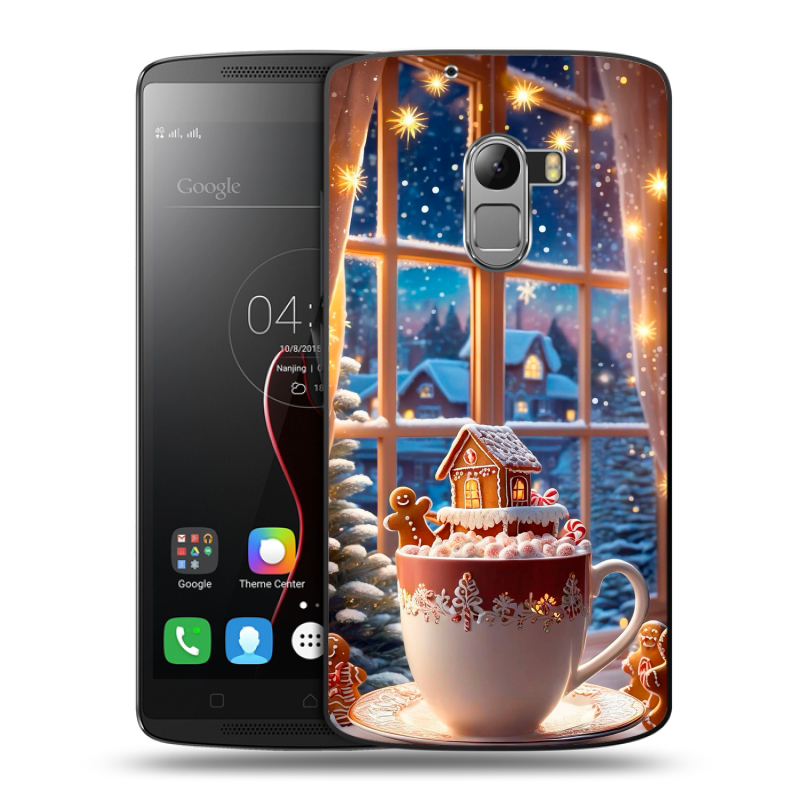 Пластиковый чехол на Lenovo A7010 с принтом Новый год Пластиковый чехол на Lenovo A7010 с принтом Новый год