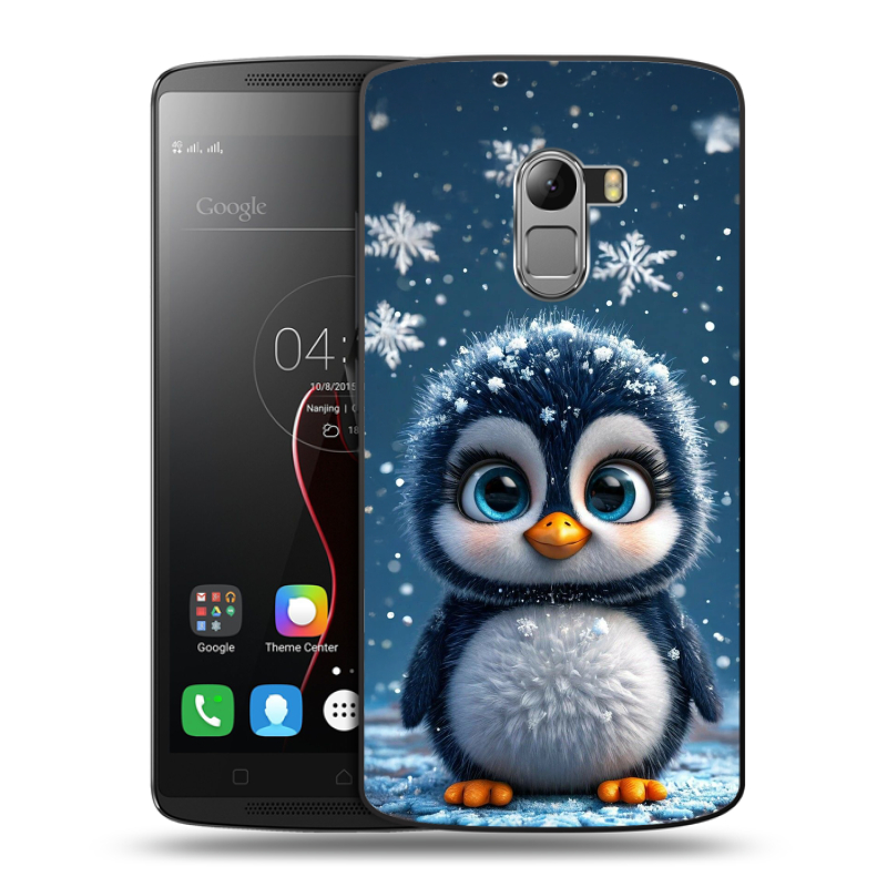 Силиконовый чехол на Lenovo A7010 с принтом Новый год Силиконовый чехол на Lenovo A7010 с принтом Новый год