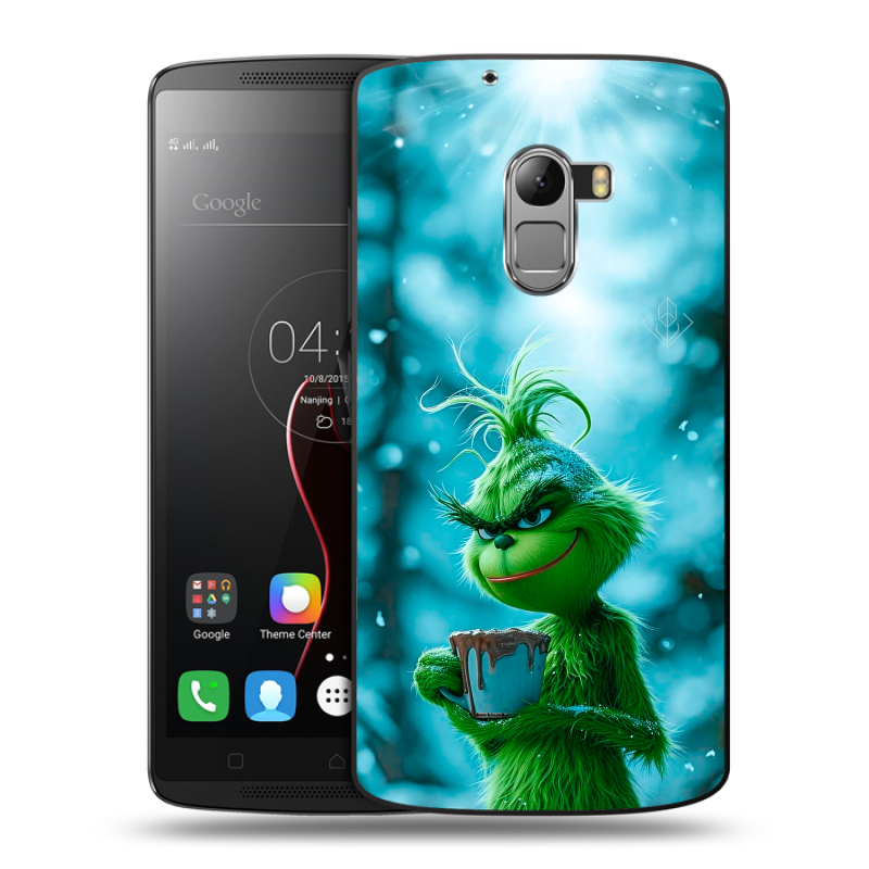 Пластиковый чехол на Lenovo A7010 с принтом Новый год гринч Пластиковый чехол на Lenovo A7010 с принтом Новый год гринч
