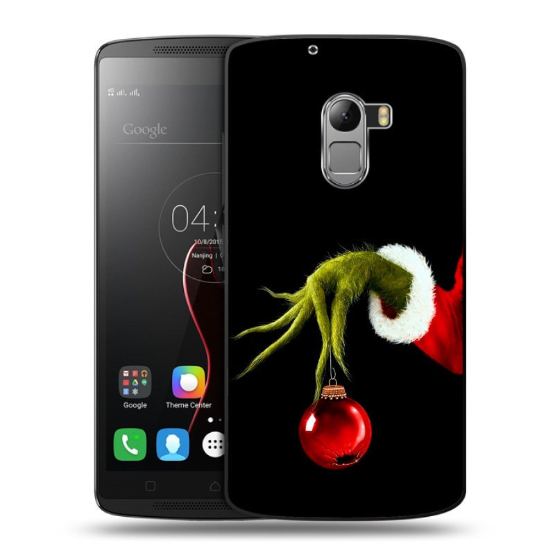Пластиковый чехол на Lenovo A7010 с принтом Новый год Гринч Пластиковый чехол на Lenovo A7010 с принтом Новый год Гринч