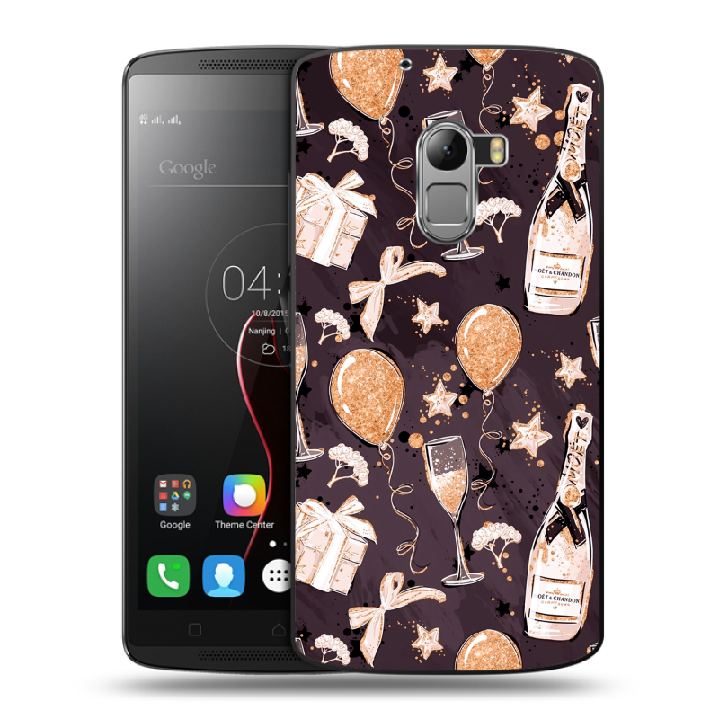 Пластиковый чехол на Lenovo A7010 с принтом Новый год Пластиковый чехол на Lenovo A7010 с принтом Новый год