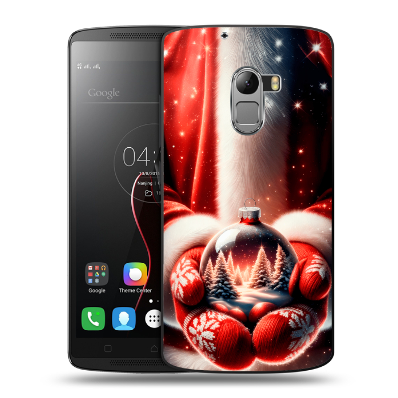 Силиконовый чехол на Lenovo A7010 с принтом Новый год Силиконовый чехол на Lenovo A7010 с принтом Новый год