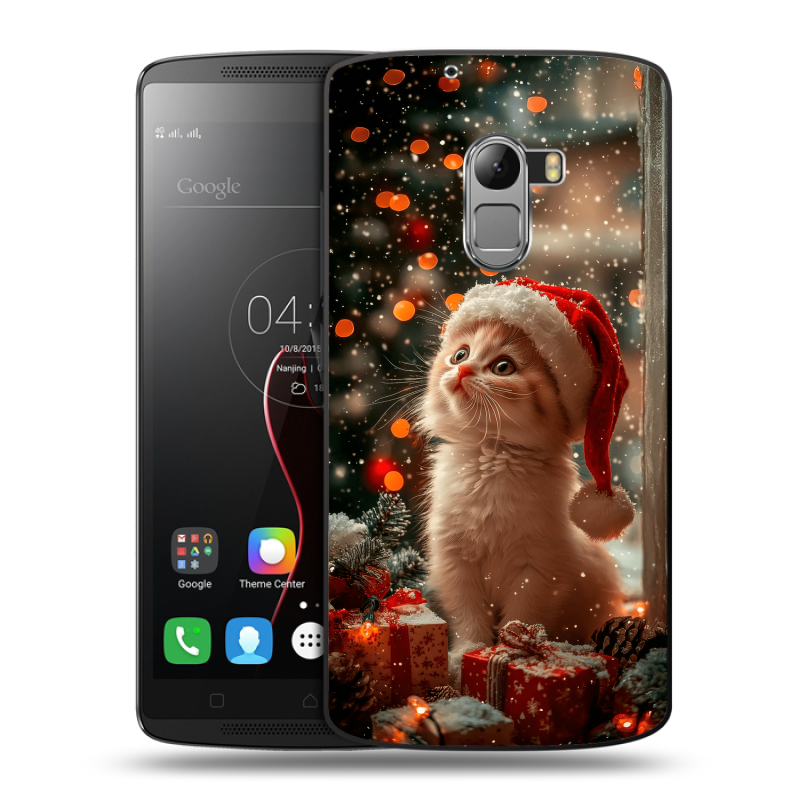 Пластиковый чехол на Lenovo A7010 с принтом Новый год Пластиковый чехол на Lenovo A7010 с принтом Новый год