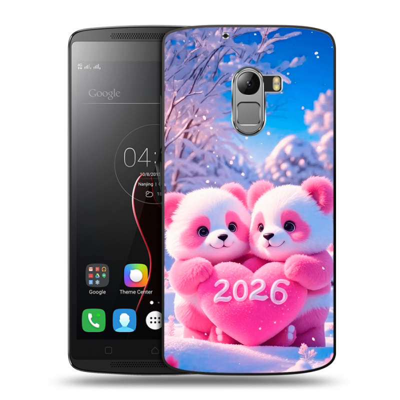 Пластиковый чехол на Lenovo A7010 с принтом Новый год Пластиковый чехол на Lenovo A7010 с принтом Новый год