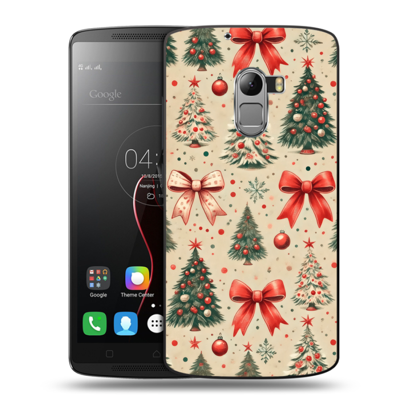 Силиконовый чехол на Lenovo A7010 с принтом Новый год Силиконовый чехол на Lenovo A7010 с принтом Новый год